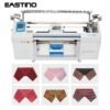 Custom jacquard knitted collars made by ESJX-352S 3-system machine