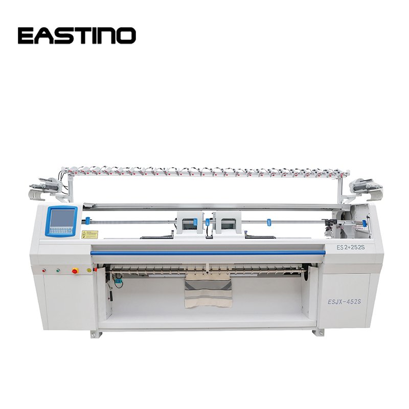 ESJX-352S computerized jacquard collar knitting machine front view